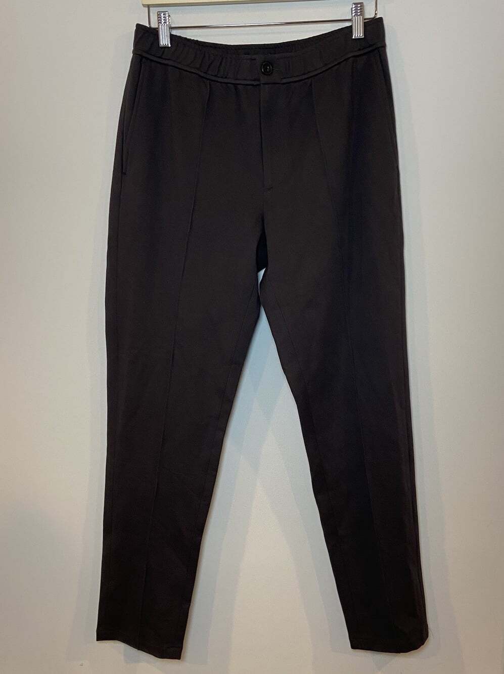 NWT Quince Stretch Knit Pintuck Trouser Pants Steel Gray Size Medium M New